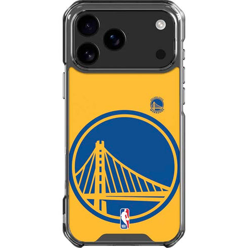 NBA Golden State Warriors Large Logo iPhone 18 Pro Max Clear Case