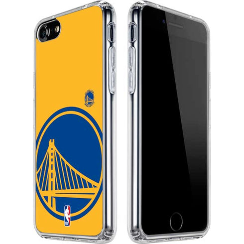 NBA Golden State Warriors Large Logo iPhone SE (2nd & 3rd Gen) Clear Case