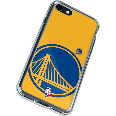 NBA Golden State Warriors Large Logo iPhone SE (2nd & 3rd Gen) Clear Case