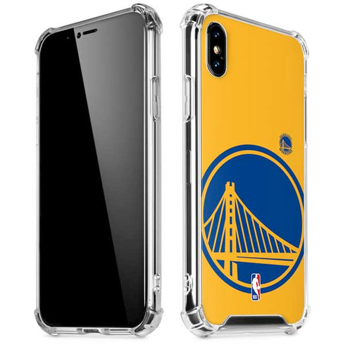 NBA Golden State Warriors Large Logo iPhone X/XS Clear Case
