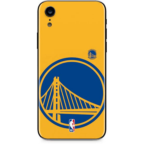NBA Golden State Warriors Large Logo iPhone XR Skin