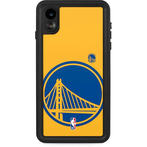 NBA Golden State Warriors Large Logo iPhone XR Waterproof Case