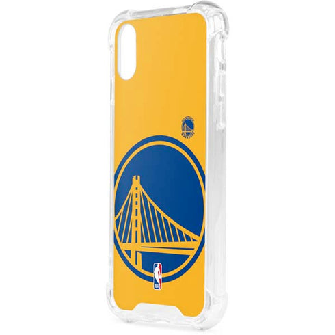 NBA Golden State Warriors Large Logo iPhone XS Clear Case