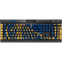 NBA Golden State Warriors Large Logo K95 RGB PLATINUM Mechanical Gaming Keyboard Skin