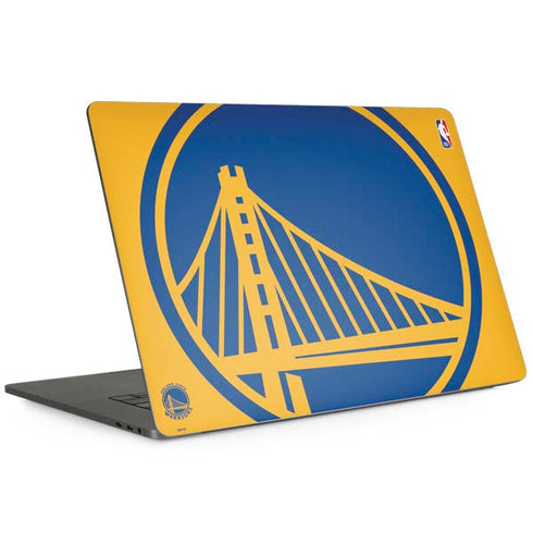 NBA Golden State Warriors Large Logo MacBook Skins