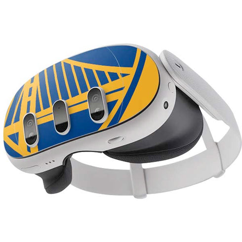 NBA Golden State Warriors Large Logo Meta Quest 3 Skin