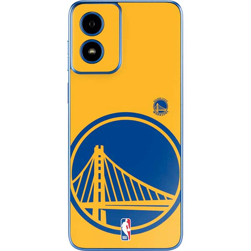 NBA Golden State Warriors Large Logo Moto G Play 4G (2024) Skin