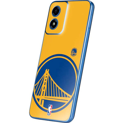 NBA Golden State Warriors Large Logo Moto G Play 4G (2024) Skin
