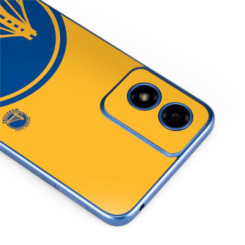 NBA Golden State Warriors Large Logo Moto G Play 4G (2024) Skin