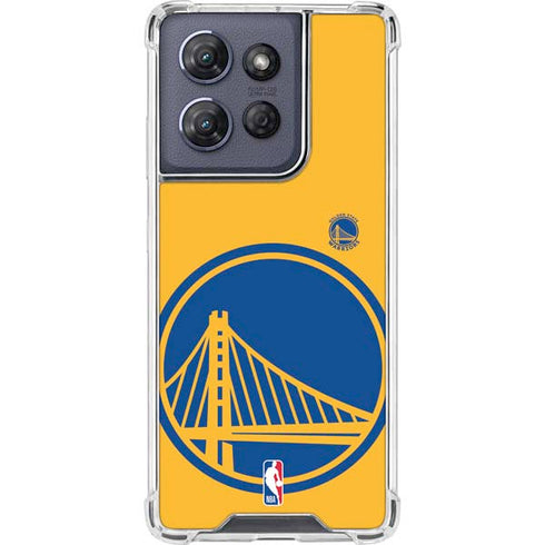 NBA Golden State Warriors Large Logo Moto G Play 5G (2025) Clear Case