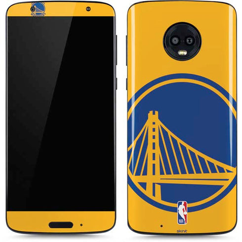 NBA Golden State Warriors Large Logo Moto G6 Skin
