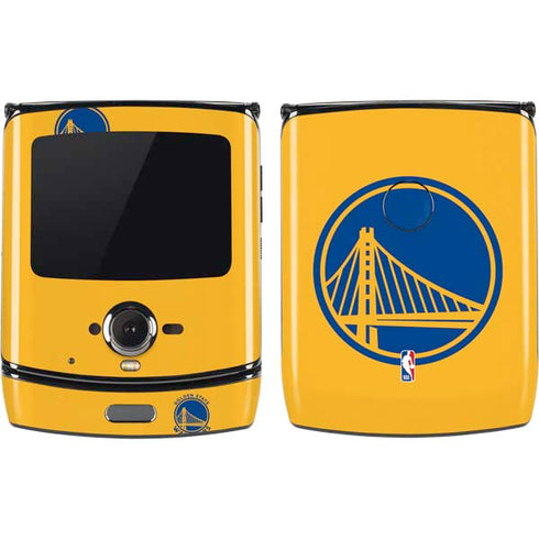NBA Golden State Warriors Large Logo Motorola RAZR Skin