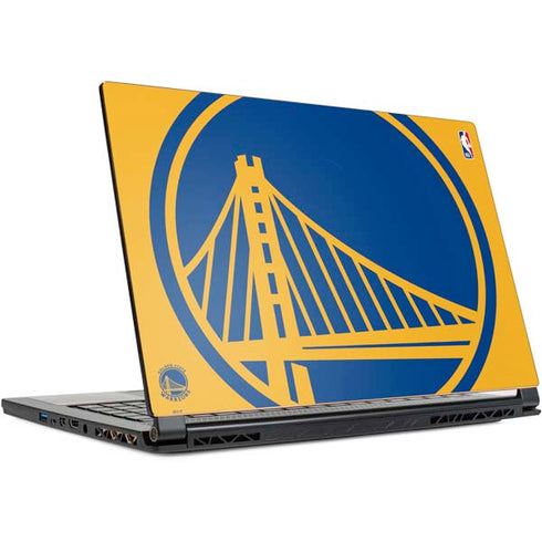 NBA Golden State Warriors Large Logo MSI GS65 Stealth Laptop Skin