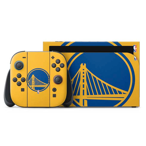 NBA Golden State Warriors Large Logo Nintendo Skins