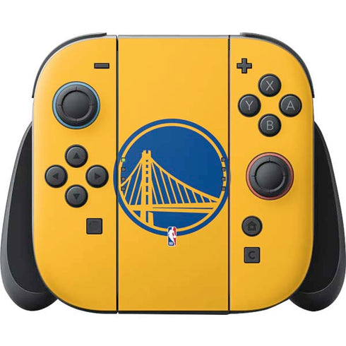 NBA Golden State Warriors Large Logo Nintendo Skins
