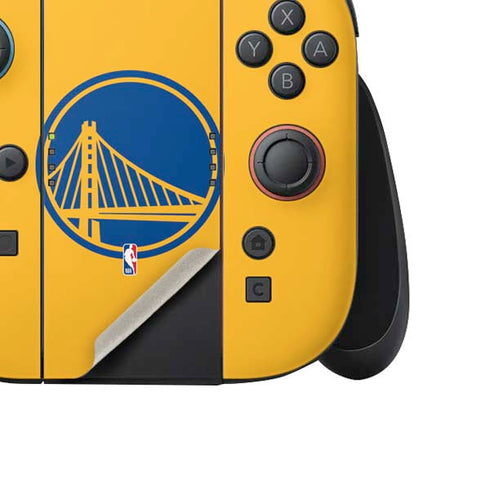 NBA Golden State Warriors Large Logo Nintendo Switch 2 (2025) Joy-Con Controller Skin