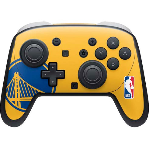 NBA Golden State Warriors Large Logo Nintendo Switch 2 (2025) Pro Controller Skin