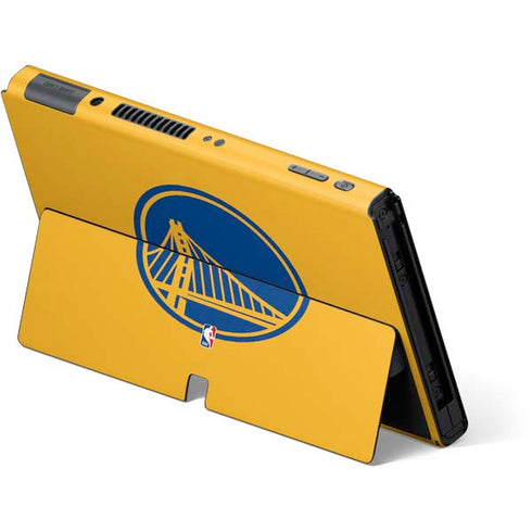 NBA Golden State Warriors Large Logo Nintendo Switch OLED (2021) Skin