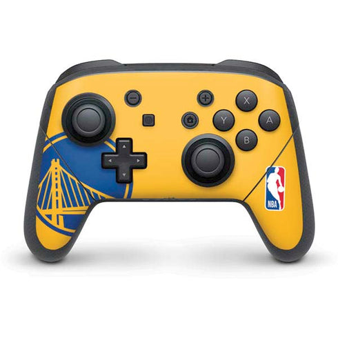 NBA Golden State Warriors Large Logo Nintendo Skins