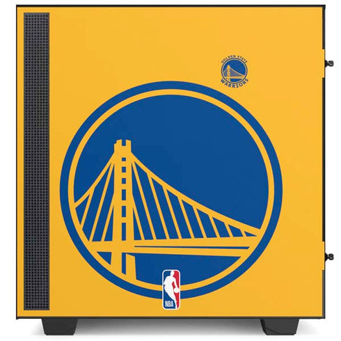 NBA Golden State Warriors Large Logo NZXT H510 Compact ATX Mid-Tower Case Skin