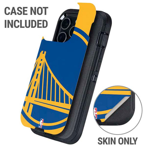 NBA Golden State Warriors Large Logo Otterbox Defender iPhone Skin