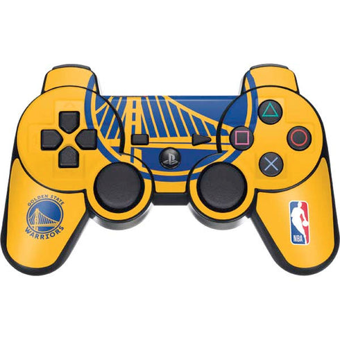 NBA Golden State Warriors Large Logo PS3 Dual Shock wireless controller Skin