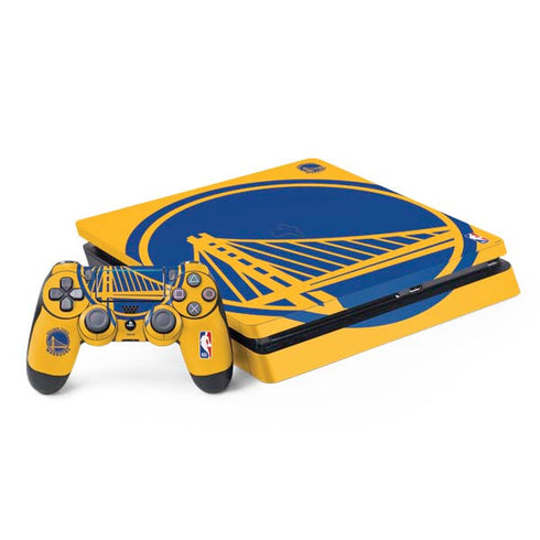 NBA Golden State Warriors Large Logo PS4 Slim Bundle Skin