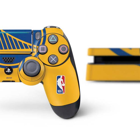 NBA Golden State Warriors Large Logo PS4 Slim Bundle Skin