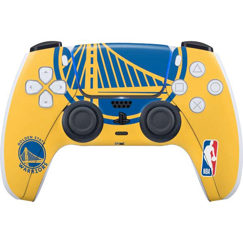 NBA Golden State Warriors Large Logo PS5 Controller Skin
