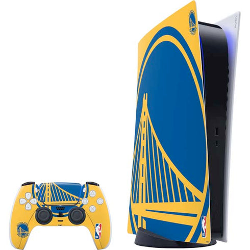 NBA Golden State Warriors Large Logo PlayStation PS5 Skins