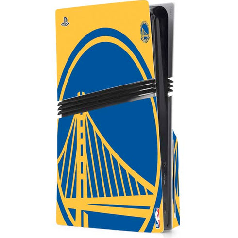 NBA Golden State Warriors Large Logo PS5 Pro Disk Console Skin