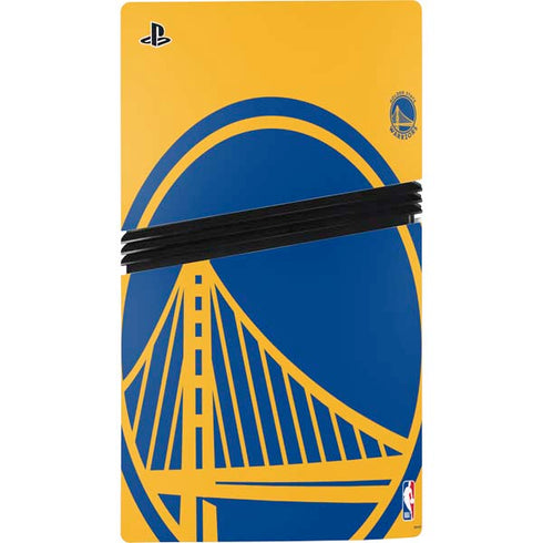 NBA Golden State Warriors Large Logo PS5 Pro Disk Console Skin