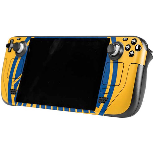 NBA Golden State Warriors Large Logo Steam Deck Handheld Gaming Computer OLED Skin