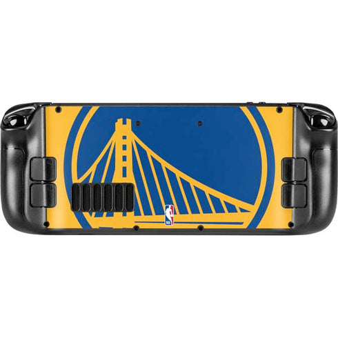 NBA Golden State Warriors Large Logo Steam Deck Handheld Gaming Computer Skin