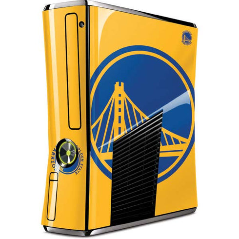 NBA Golden State Warriors Large Logo Xbox 360 Slim (2010) Skin