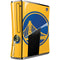 NBA Golden State Warriors Large Logo Xbox 360 Slim (2010) Skin