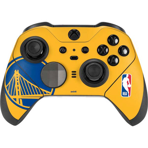 NBA Golden State Warriors Large Logo Xbox Elite Wireless Controller Series 2 Skin