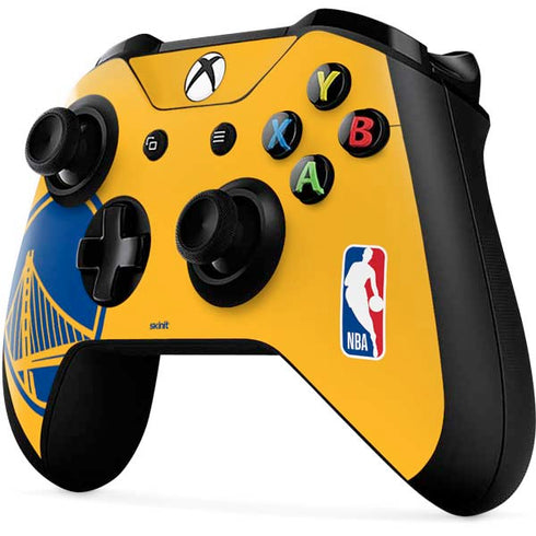 NBA Golden State Warriors Large Logo Xbox One X Controller Skin