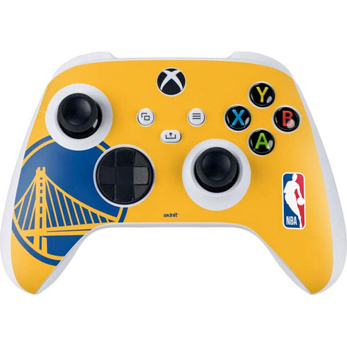 NBA Golden State Warriors Large Logo Xbox Series S Controller Skin