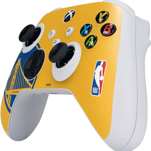NBA Golden State Warriors Large Logo Xbox Series S Controller Skin