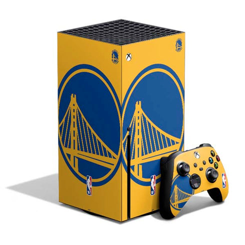 NBA Golden State Warriors Large Logo Xbox Series X Bundle Skin