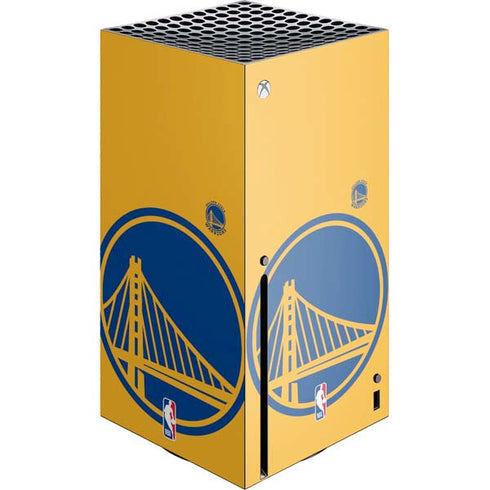 NBA Golden State Warriors Large Logo Xbox Series X Console Skin