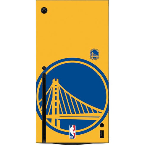 NBA Golden State Warriors Large Logo Xbox Series X Console Skin