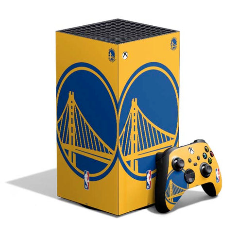 NBA Golden State Warriors Large Logo XBox Series X Digital Edition Bundle Skin
