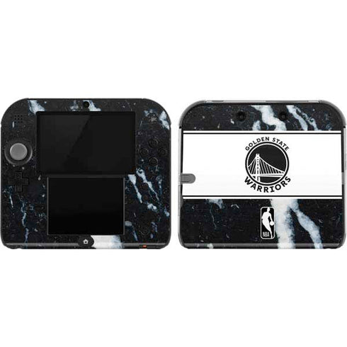NBA Golden State Warriors Marble Nintendo 2DS Skin
