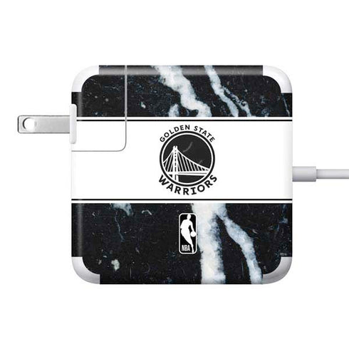 NBA Golden State Warriors Marble 85W Power Adapter (15 and 17 inch MacBook Pro Charger) Skin