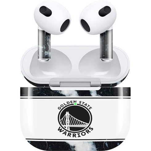 NBA Golden State Warriors Marble Apple AirPods (3rd Gen 2021) Skin