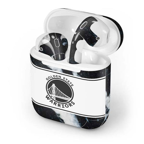 NBA Golden State Warriors Marble Apple AirPods Skin