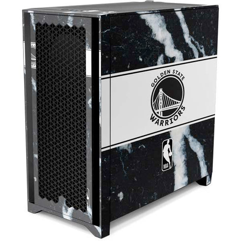 NBA Golden State Warriors Marble Corsair 4000D Tempered Glass Mid-Tower ATX Case Skin