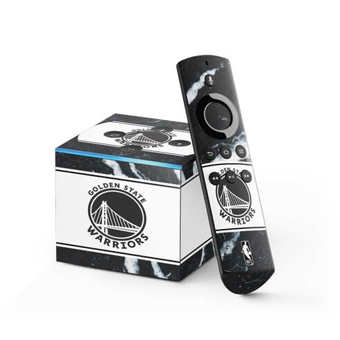 NBA Golden State Warriors Marble Fire TV Cube Skin